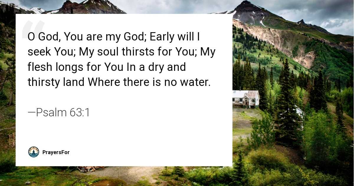 Psalm 63:1