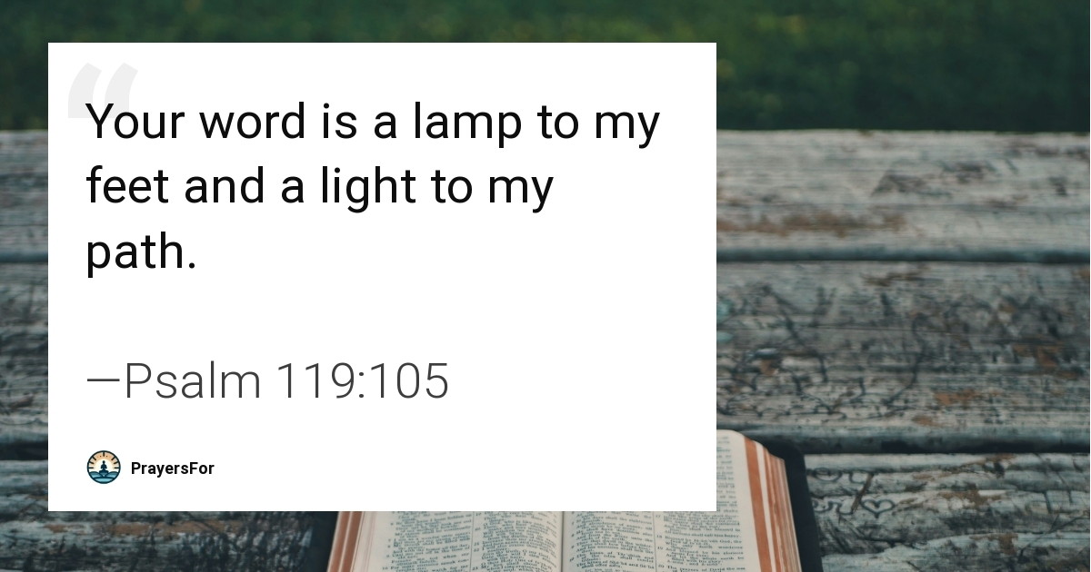 Psalm 119:105
