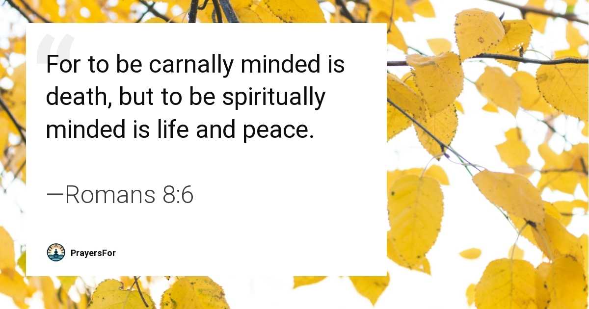 Romans 8:6