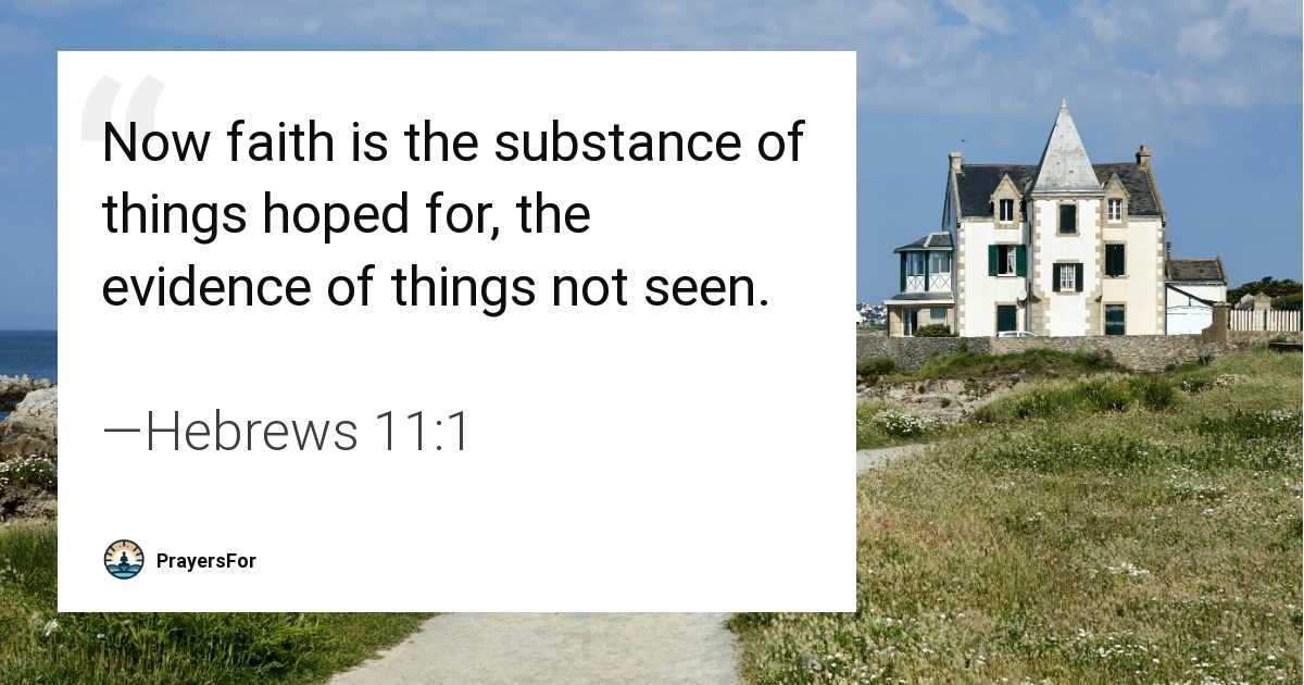 Hebrews 11:1