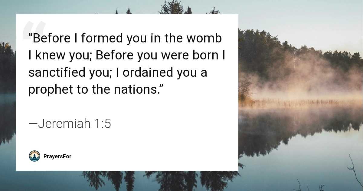 Jeremiah 1:5