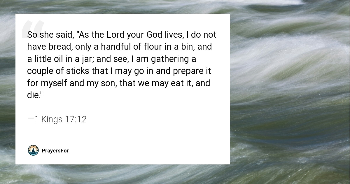 1 Kings 17:12