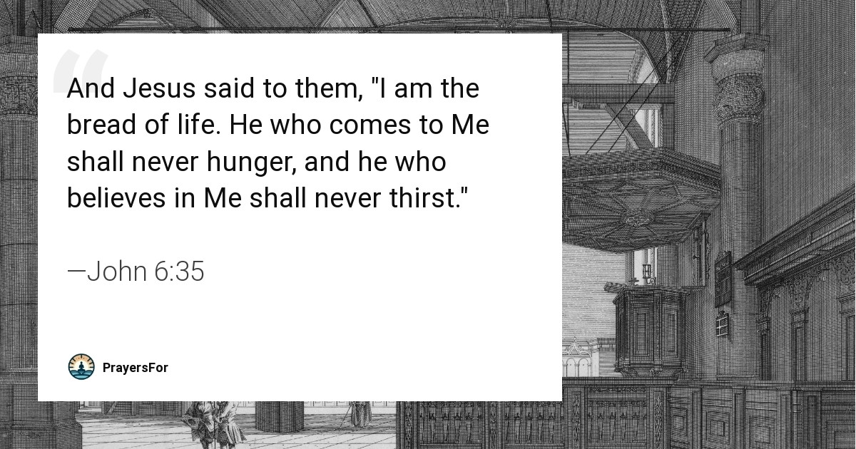 John 6:35