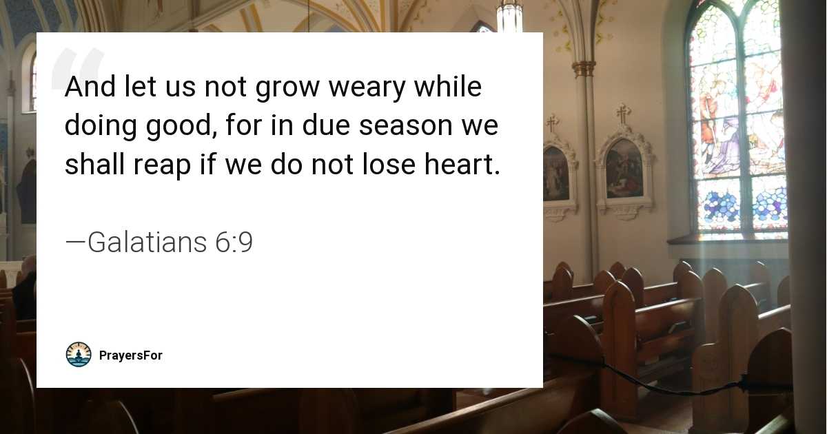 Galatians 6:9