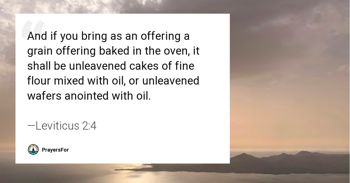 Leviticus 2:4