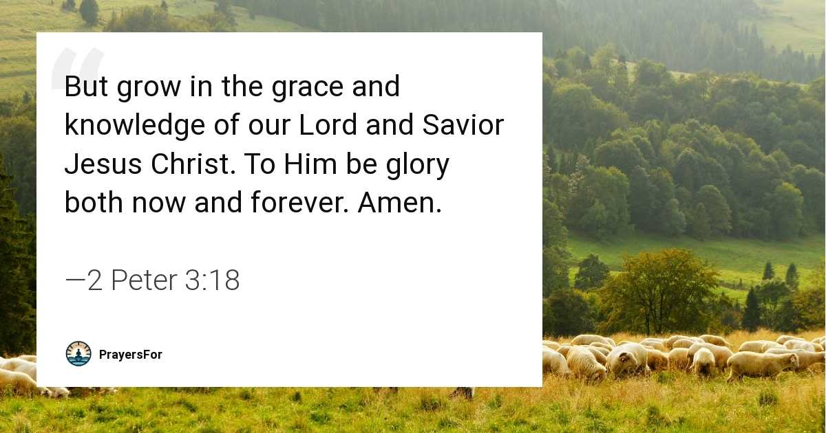 2 Peter 3:18