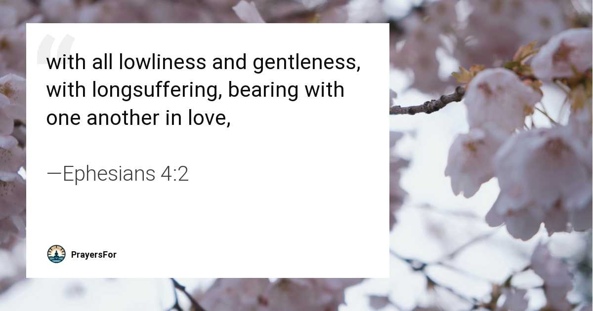 Ephesians 4:2