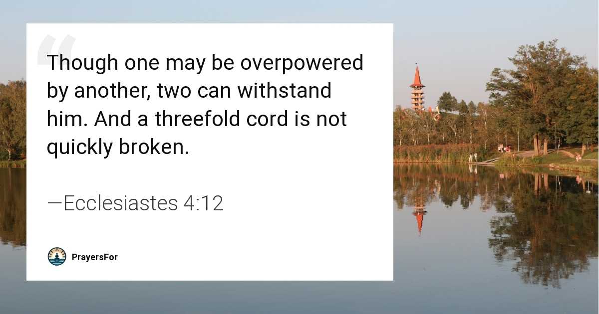 Ecclesiastes 4:12