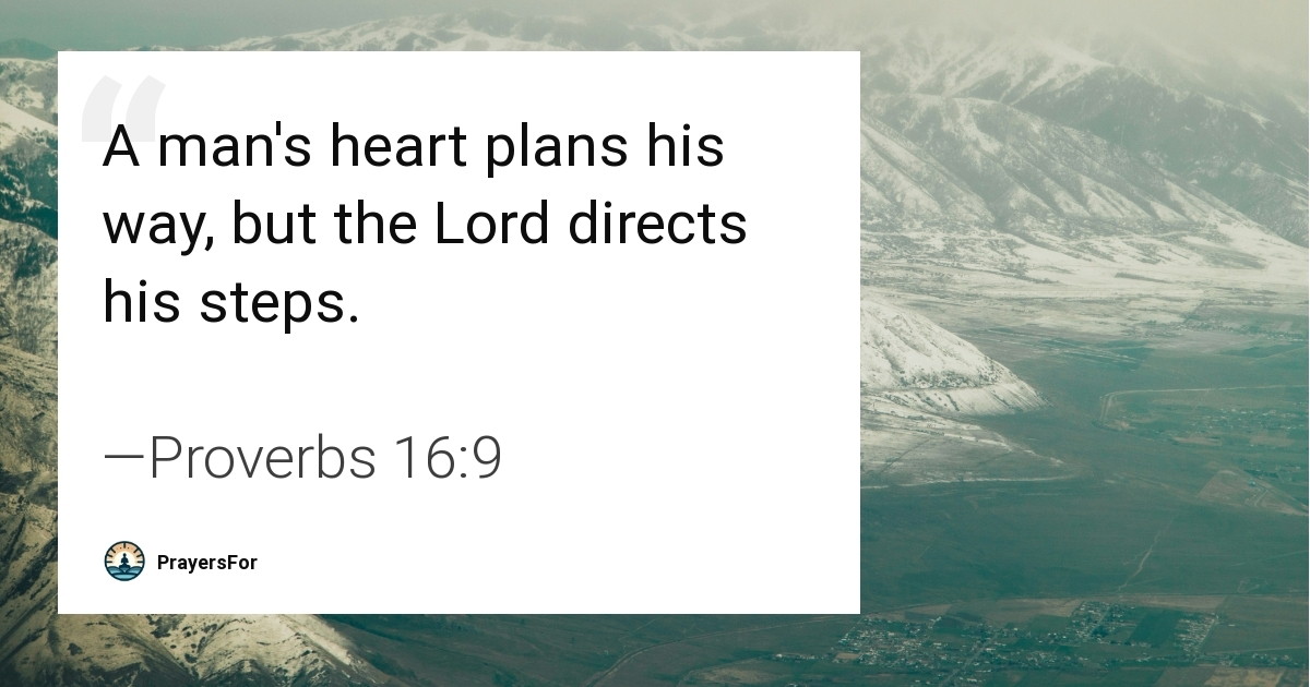 Proverbs 16:9