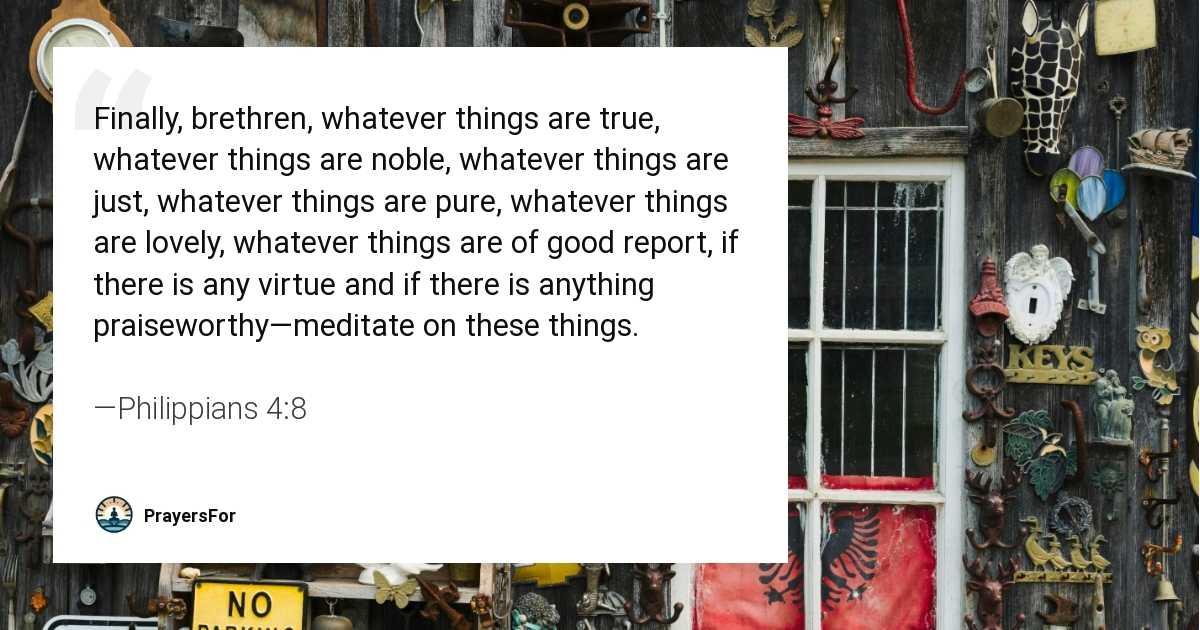 Philippians 4:8