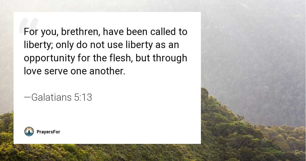 Galatians 5:13