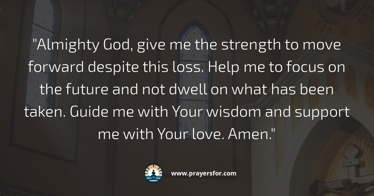 Prayer for peace after being robbed and for rest when fear lingers