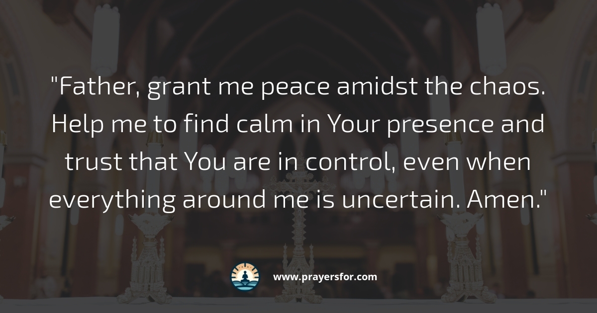Prayer for righteousness under temptation, pressure, and trials