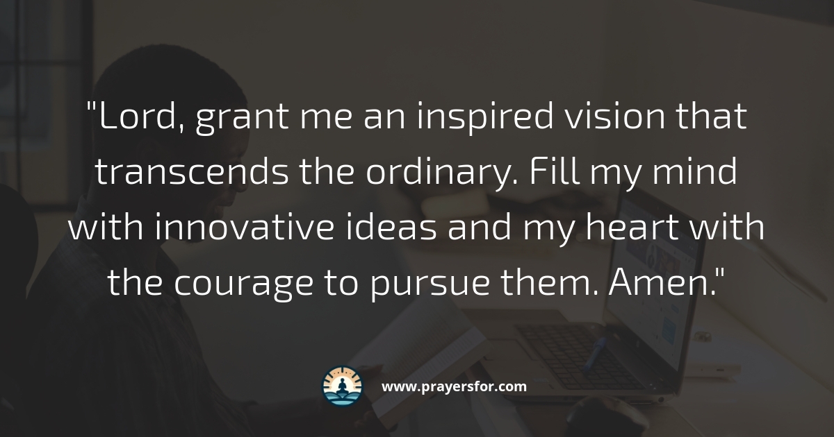 Prayer for focus, discipline, and finishing creative projects