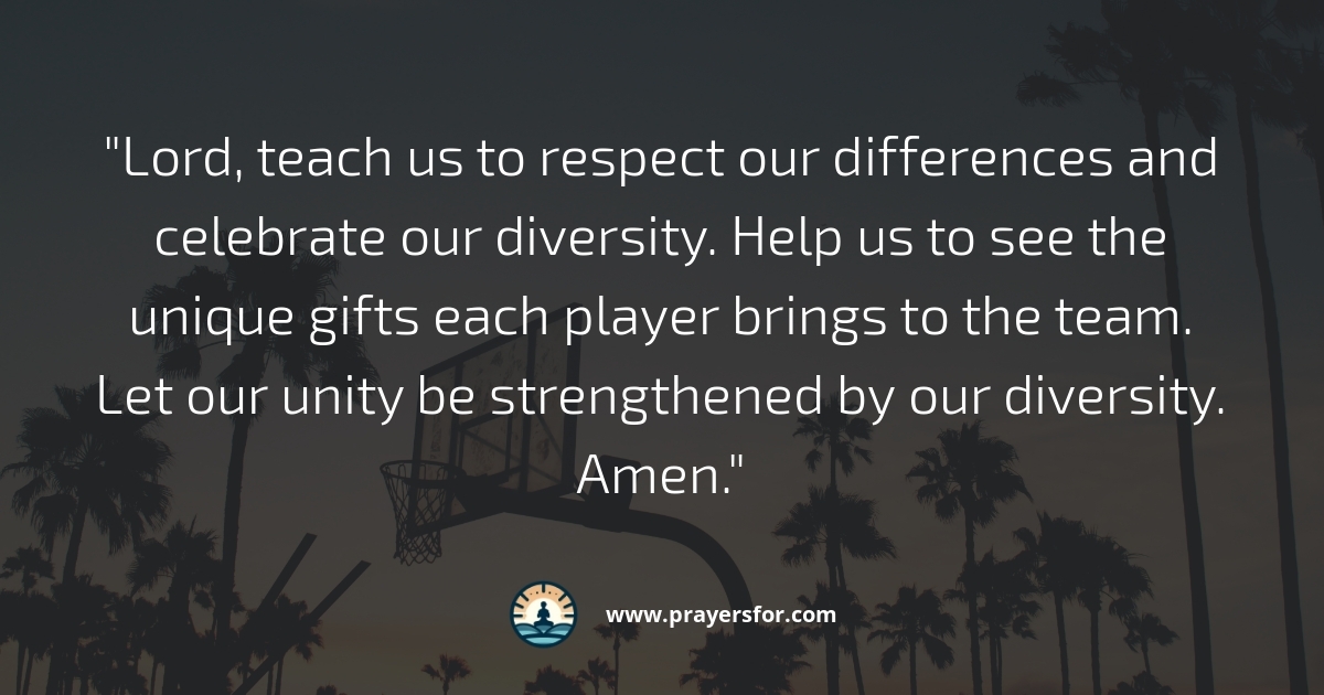 Prayer for focus, confidence, and calm under pressure on the basketball court