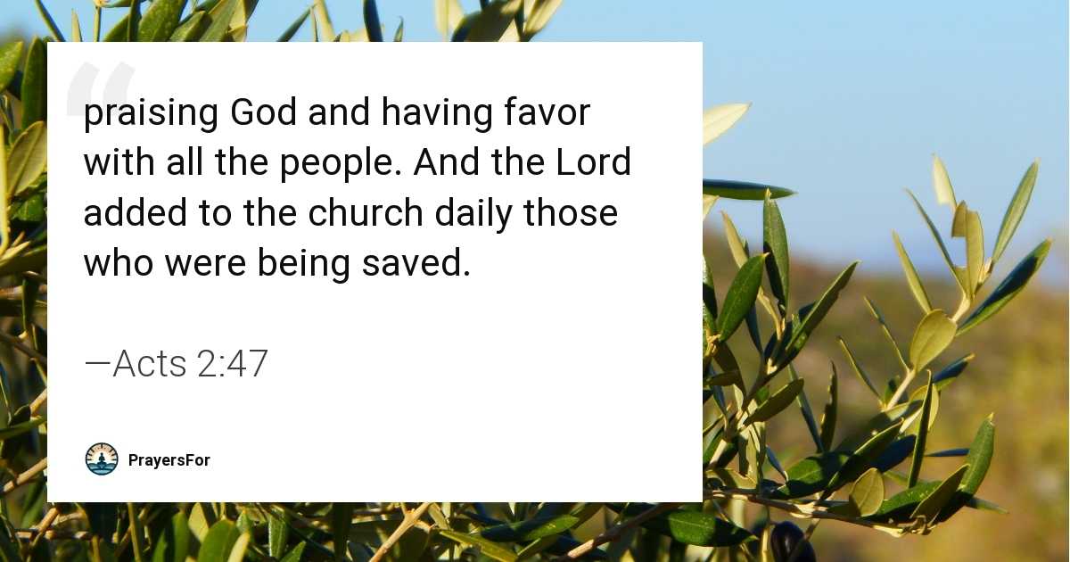 Acts 2:47