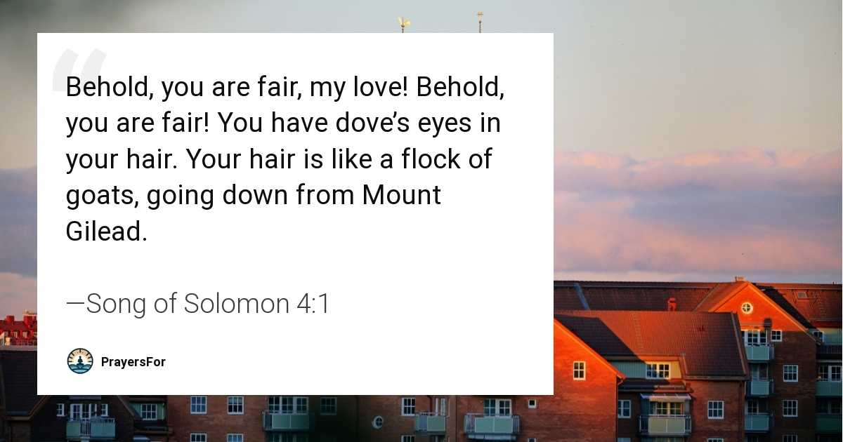 Song of Solomon 4:1