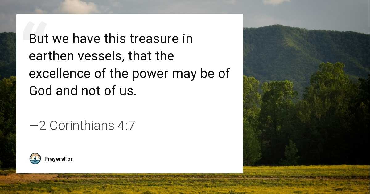 2 Corinthians 4:7