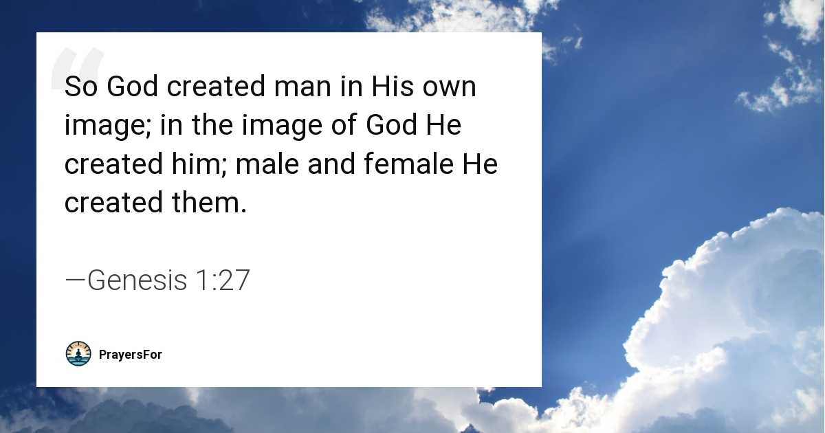 Genesis 1:27