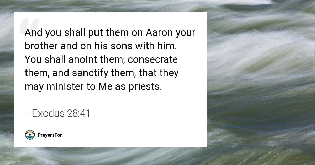 Exodus 28:41