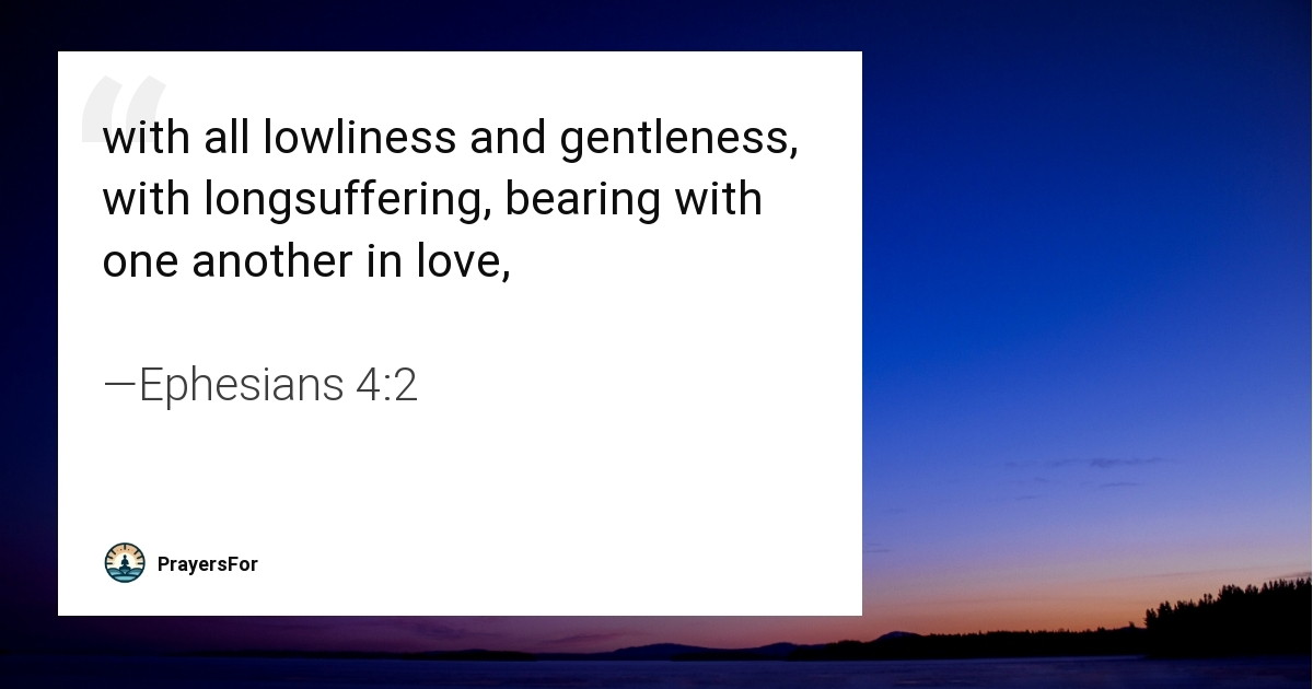 Ephesians 4:2