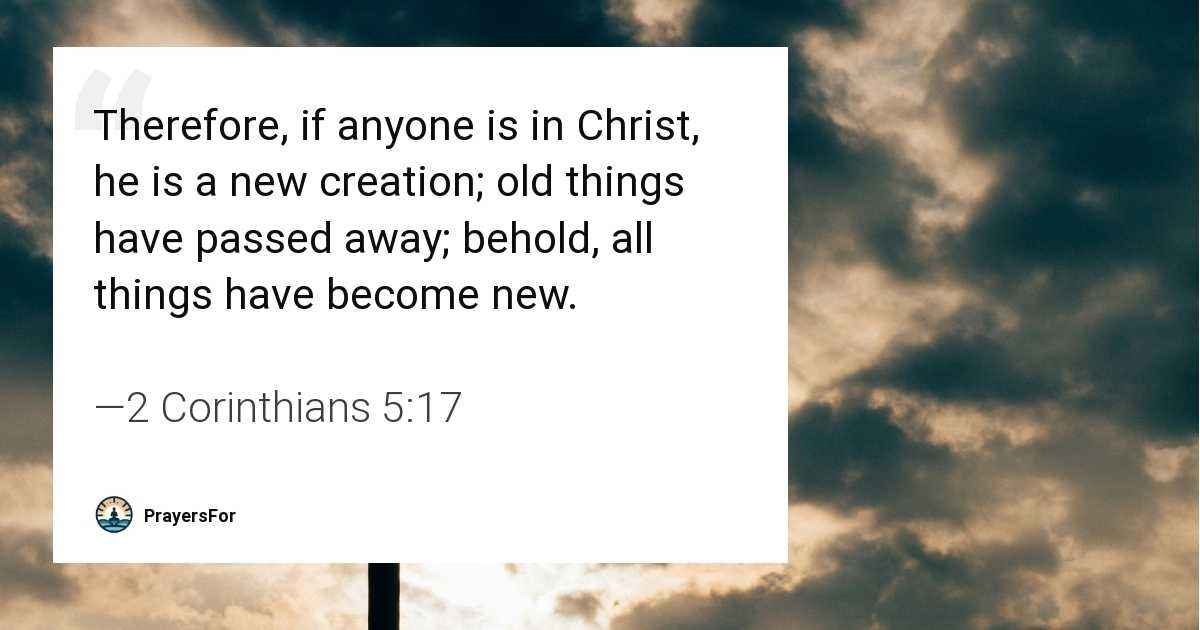 2 Corinthians 5:17