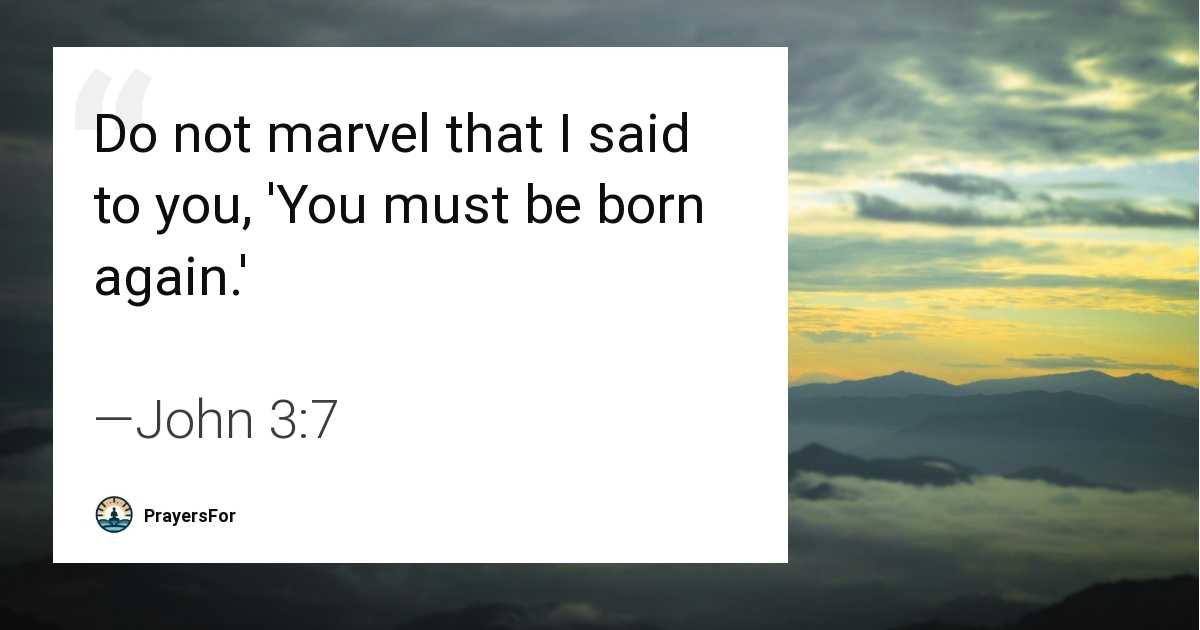John 3:7