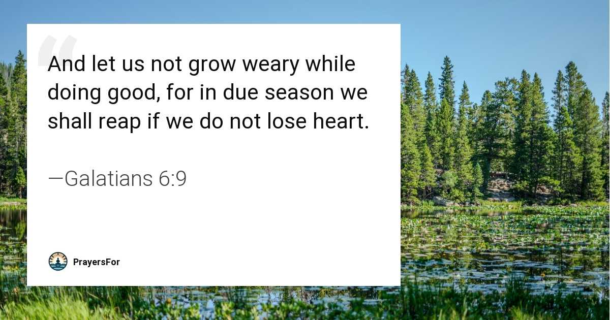 Galatians 6:9