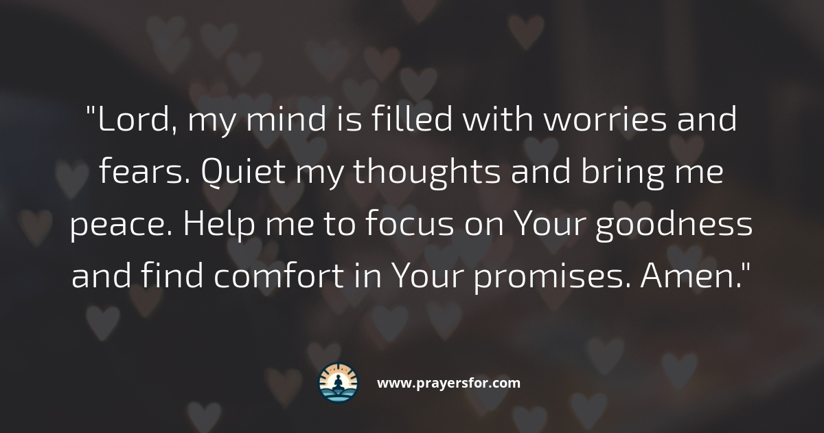 Prayer when everything goes wrong and you need peace on a bad day