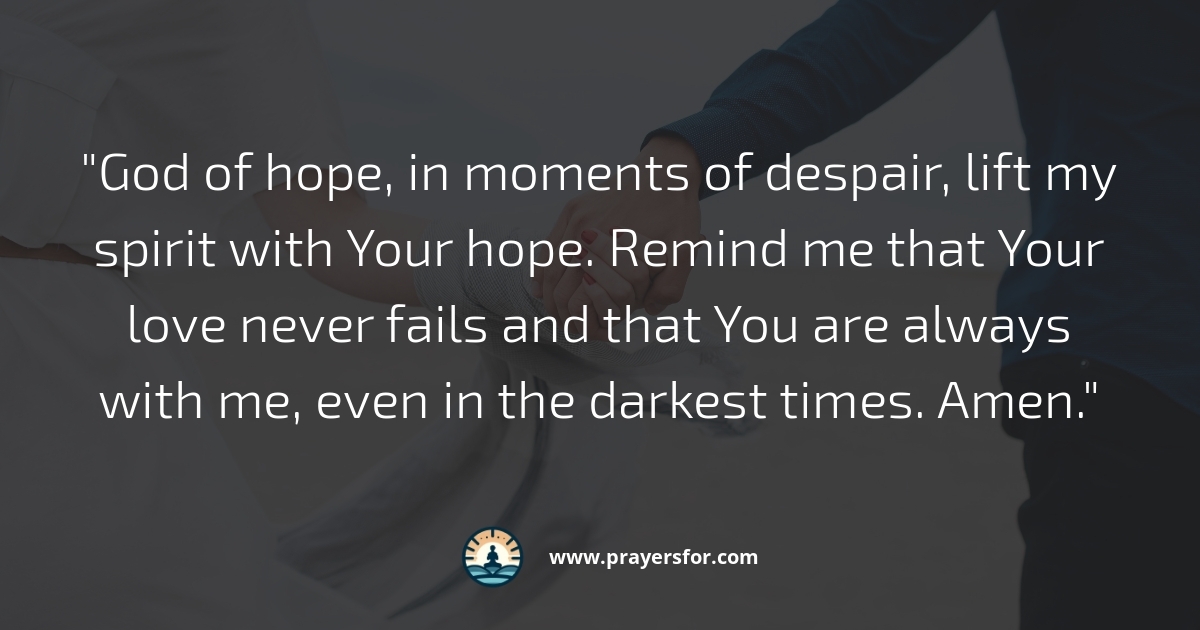 Prayer for reassurance in hard situations and heavy news