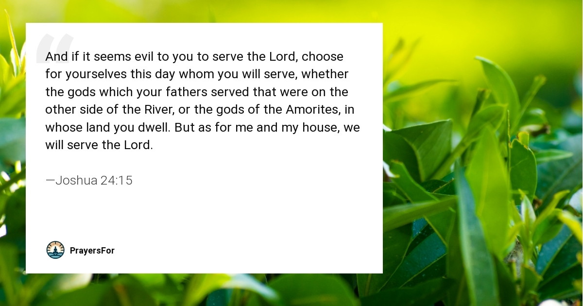 Joshua 24:15