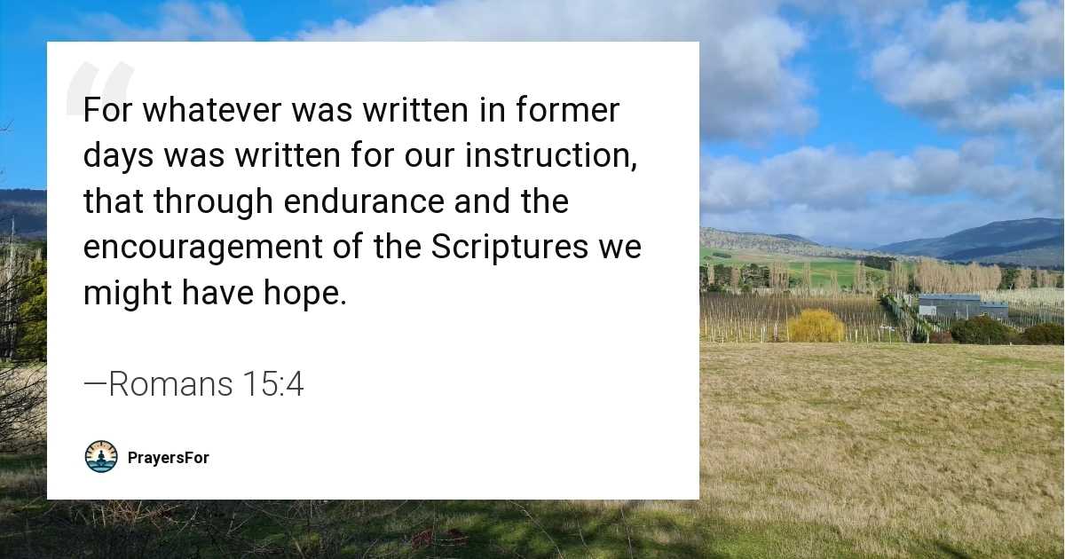 Romans 15:4