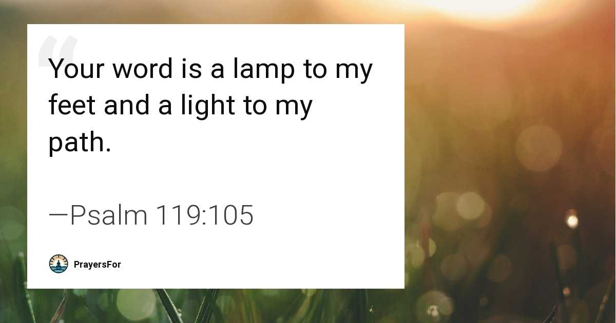 Psalm 119:105