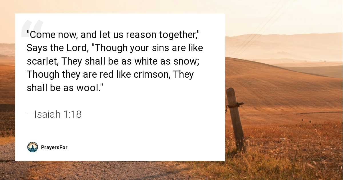 Isaiah 1:18