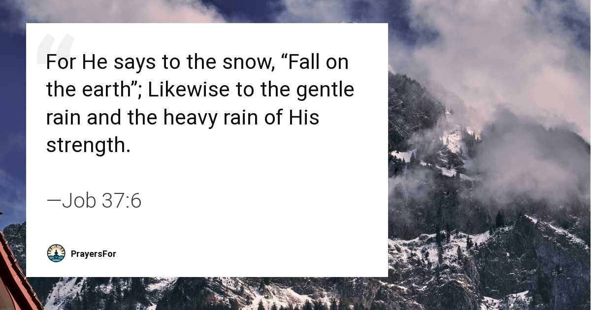 Job 37:6