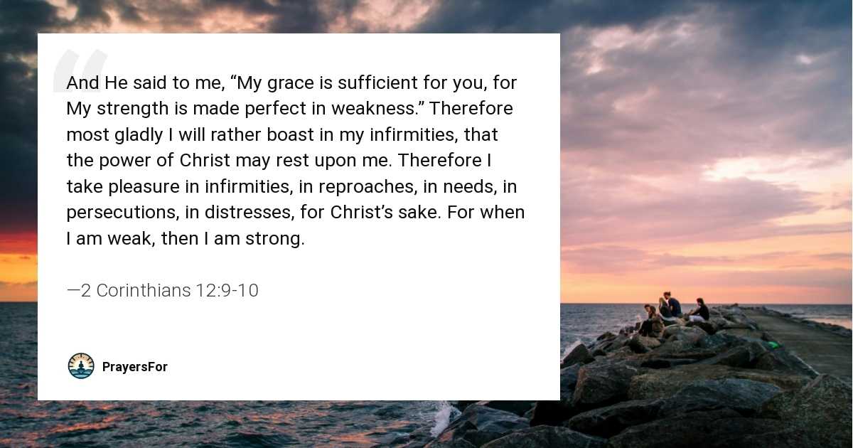 2 Corinthians 12:9-10
