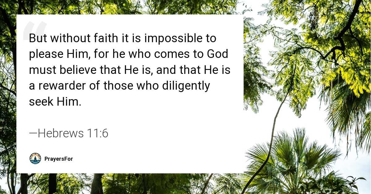 Hebrews 11:6