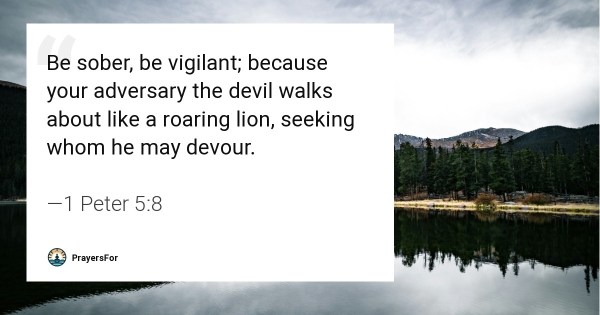 1 Peter 5:8