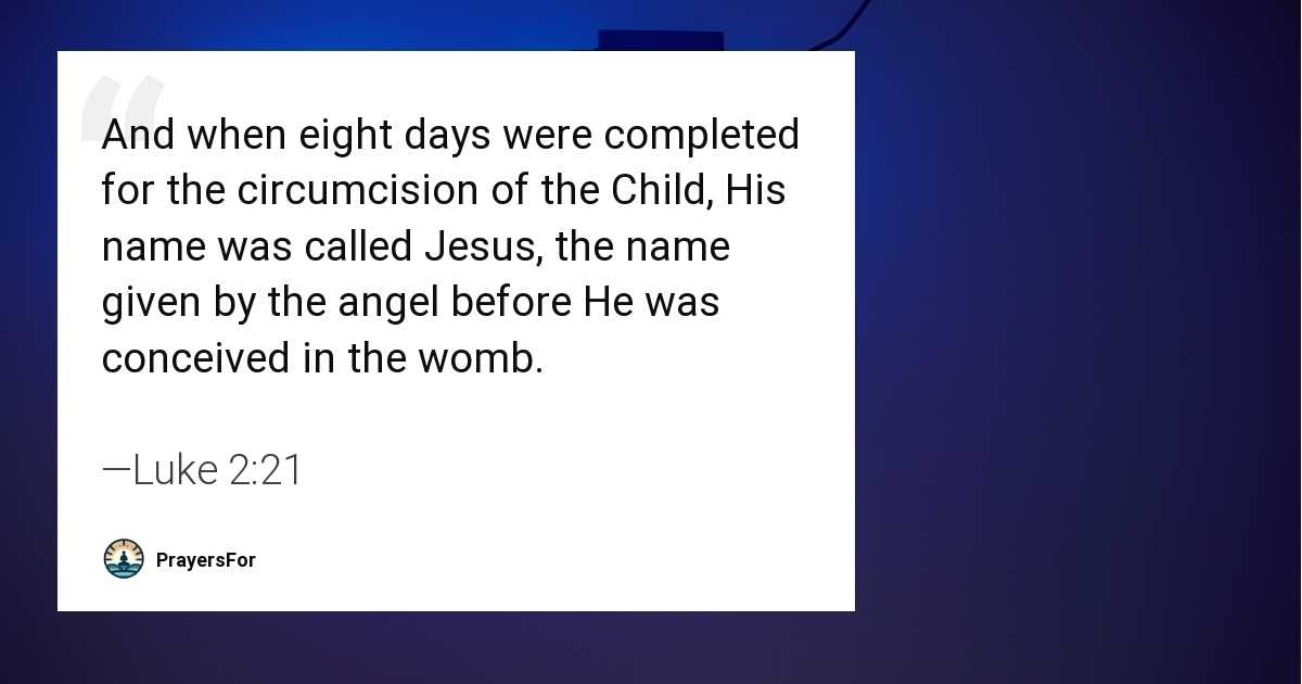 Luke 2:21