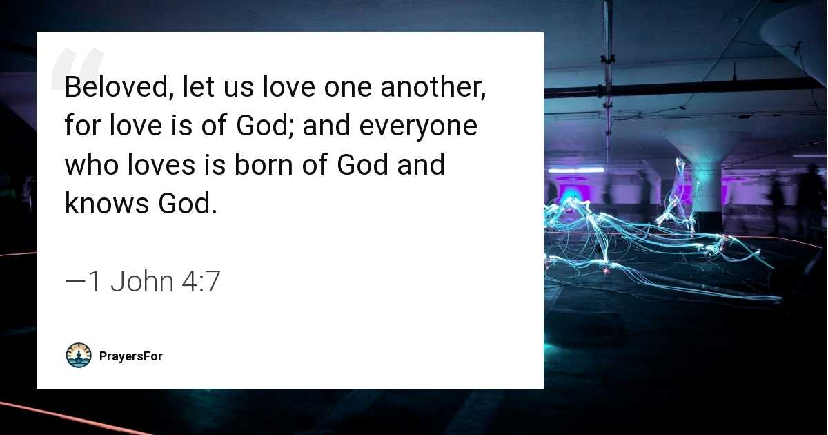 1 John 4:7