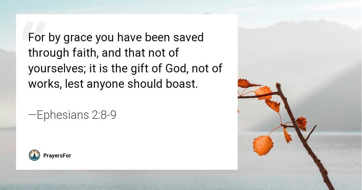 Ephesians 2:8-9
