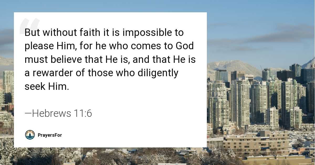 Hebrews 11:6