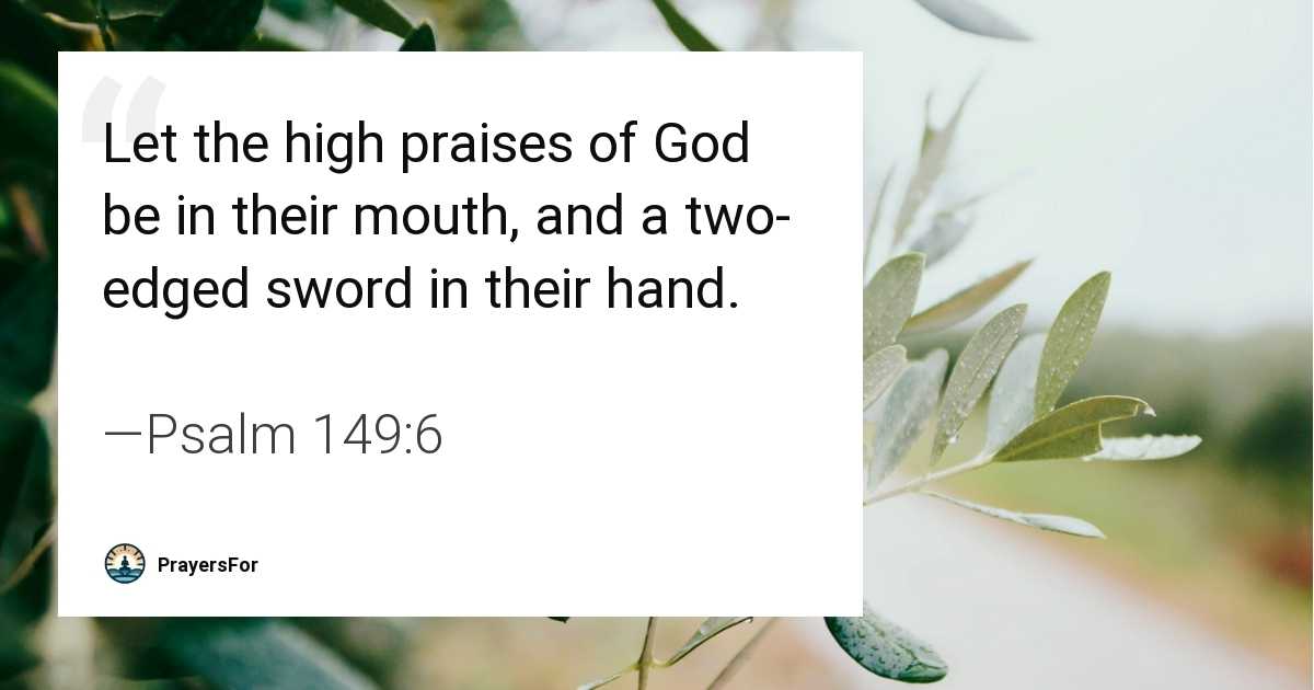 Psalm 149:6