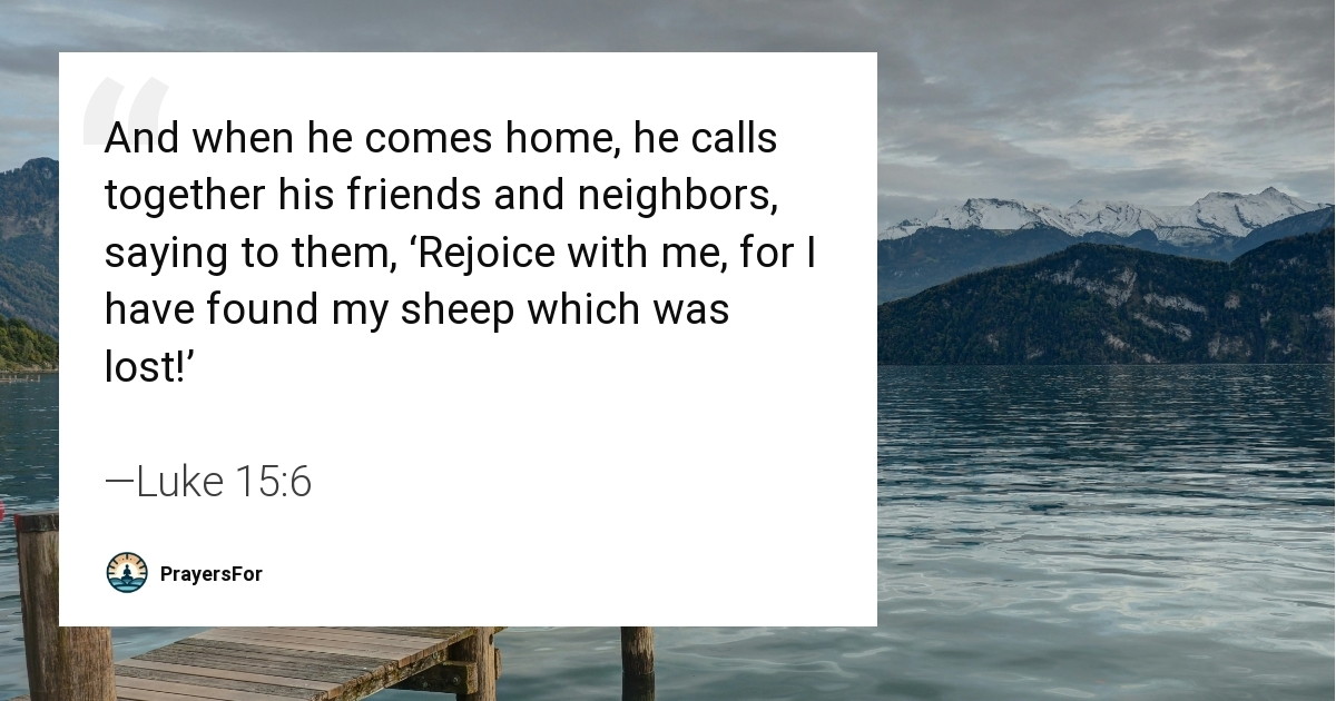 Luke 15:6