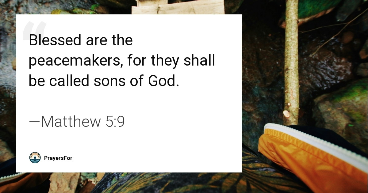 Matthew 5:9