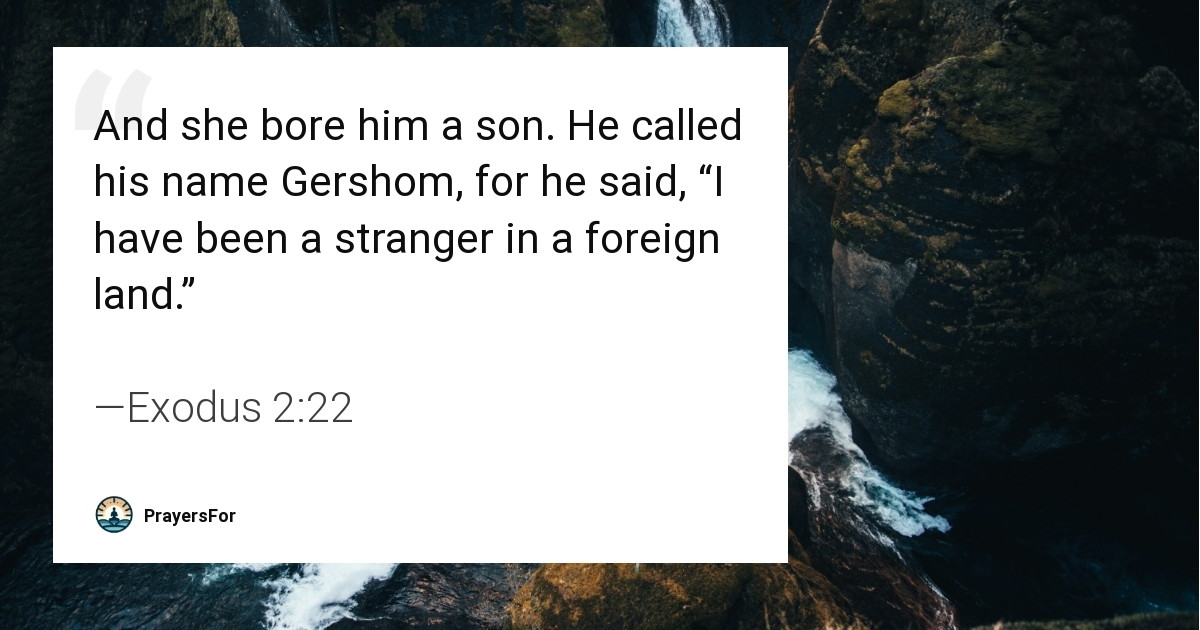 Exodus 2:22