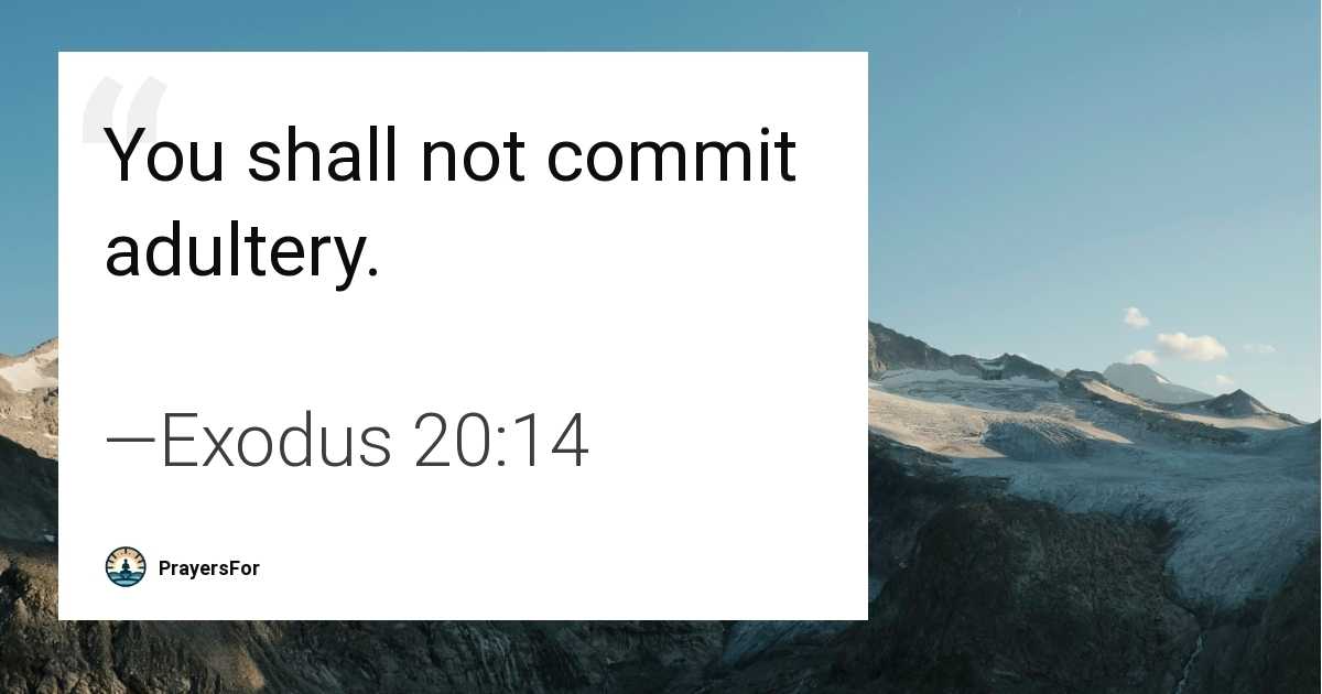 Exodus 20:14