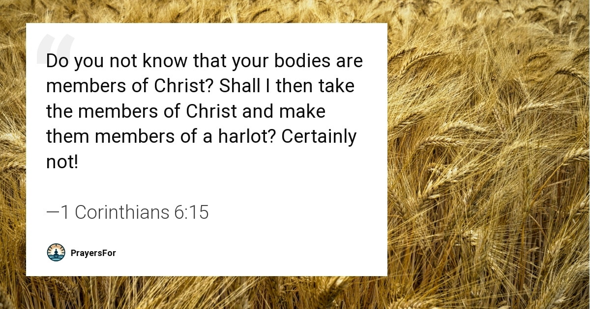 1 Corinthians 6:15