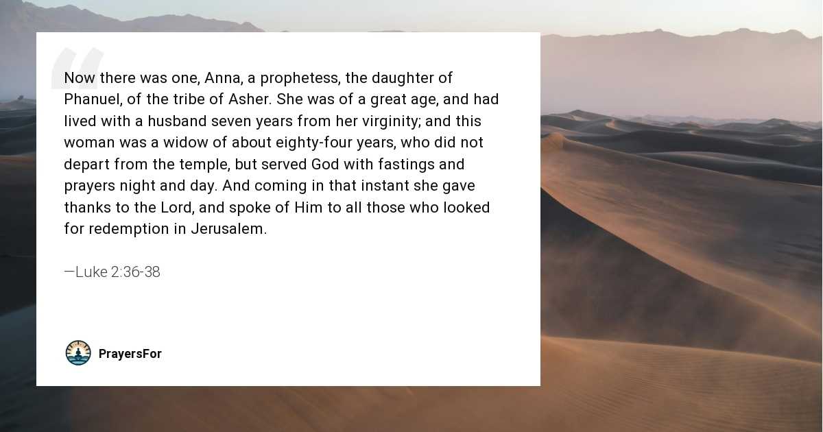 Luke 2:36-38