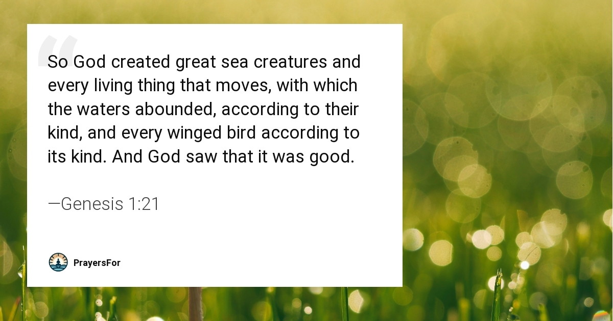 Genesis 1:21
